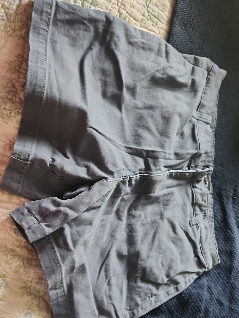 Banana Republic Women's Gray High-Rise Shorts